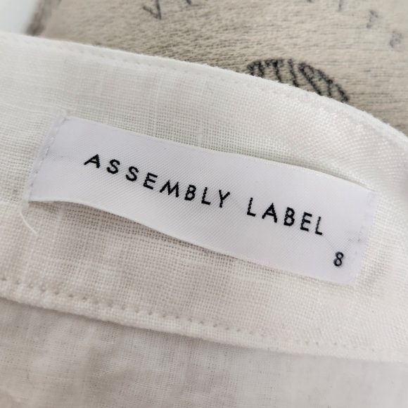 Assembly Label White Linen Skirt - Picture 10 of 14
